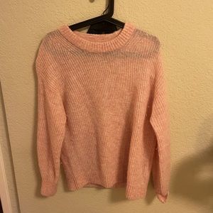 Pale pink everlane sweater